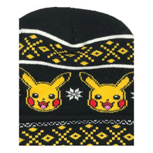 Lade das Bild in den Galerie-Viewer, Pikachu Strick Winter Mütze