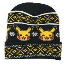 Lade das Bild in den Galerie-Viewer, Pikachu Strick Winter Mütze