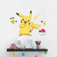 Lade das Bild in den Galerie-Viewer, Pikachu Wandtattoo Sticker Wand Deko