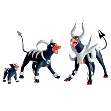 Lade das Bild in den Galerie-Viewer, Hundemon, Hunduster und Mega Hundemon 3er Pokemon Figuren Set