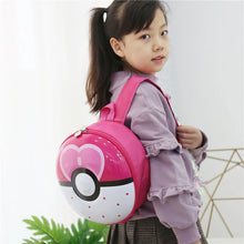 Lade das Bild in den Galerie-Viewer, Kinder Rucksack im Pokeball Aussehen - viele Motive