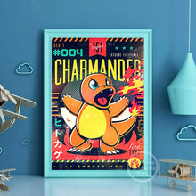 Lade das Bild in den Galerie-Viewer, Vintage Pokémon Canvas Poster – Deine Wand im ultimativen Pokémon-Style