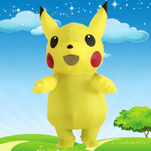 Lade das Bild in den Galerie-Viewer, Aufblasbares Pikachu Kostüm Cosplay Karneval Cosplay
