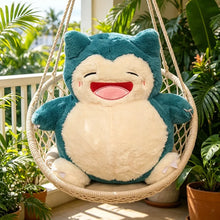 Lade das Bild in den Galerie-Viewer, Fröhlicher Snorlax Relaxo Kuschel Pokemon ca. 30cm Stofftier