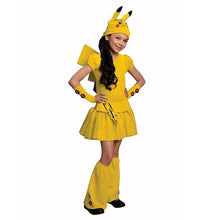 Lade das Bild in den Galerie-Viewer, Süßes Pikachu Kleid für Kinder - Kostüm Cosplay Karneval Fasching