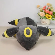 Lade das Bild in den Galerie-Viewer, Liebenswertes schlafendes Umbreon Nachtara Kuscheltier Pokemon (ca. 60cm)