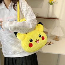Lade das Bild in den Galerie-Viewer, Niedliche Pikachu, Glumanda, Glurak u. a. Flauschige Pokemon Tasche Rucksack