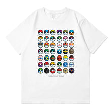 Lade das Bild in den Galerie-Viewer, Pokémon T-Shirt mit Poké Ball Sammlung