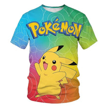 Lade das Bild in den Galerie-Viewer, Bunte Farbenfrohe Pokemon T-Shirts für den Sommer