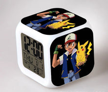 Lade das Bild in den Galerie-Viewer, Pokemon Anime Wecker mit LED und Alarm Funktion in vielen Motiven