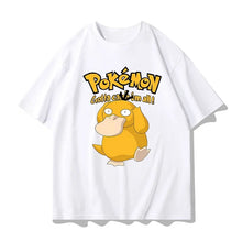 Lade das Bild in den Galerie-Viewer, Weiße Gotta catch em all Pokemon T-Shirts mit Mewtu, Relaxo, Pikachu oder Enton Motiv