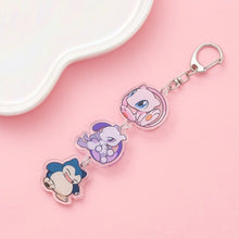 Lade das Bild in den Galerie-Viewer, Süße Pokeom Anime Acrylic Schlüsselanhänger Keychains