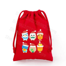 Lade das Bild in den Galerie-Viewer, Weihnachtliche Pokemon Pikachu Tassche mit Kordel für Nikolaus, Weihnachten Geschenke etc.