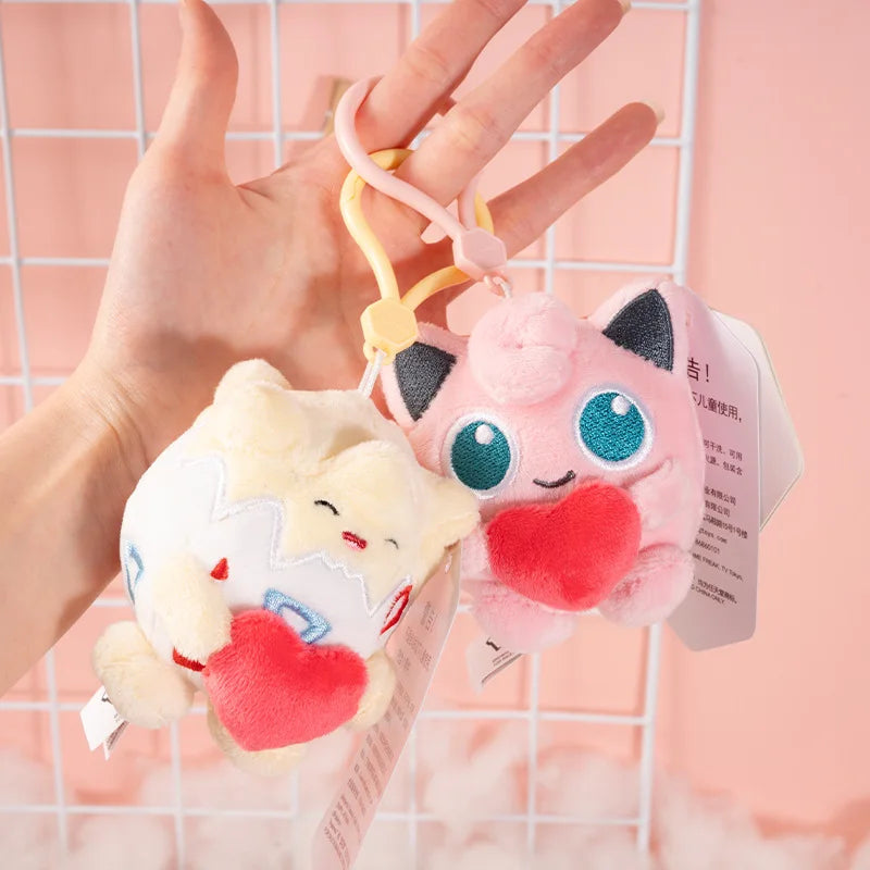 Buy cute Pokemon plush pendants with hearts