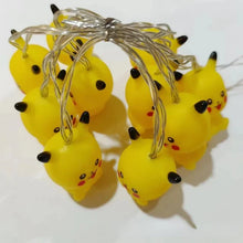 Lade das Bild in den Galerie-Viewer, Pikachu Licherkette mit 10x Pikachu (ca. 1.5M)