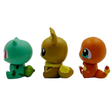 Lade das Bild in den Galerie-Viewer, Niedliche Pokemon Figuren im 6er Pack (Pikachu, Evoli, Glumanda, Schiggy, Bulbasaur & Relaxo)