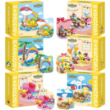 Lade das Bild in den Galerie-Viewer, Niedliche Poke Baustein Spielzeuge - Pikachu, Evoli, Relaxo, Pichu oder Enton