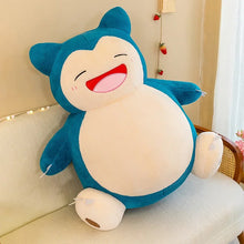 Lade das Bild in den Galerie-Viewer, Freundlicher Lachender Relaxo Snorlax Kuschel Pokemon (ca. 30cm oder 40cm )
