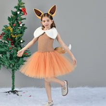 Lade das Bild in den Galerie-Viewer, Entzückendes Evoli Eevee Kleid Cosplay Kostüm