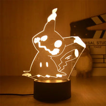 Lade das Bild in den Galerie-Viewer, Pokemon Anime Warmlicht Nachtlicht Deko Lampe