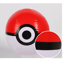Lade das Bild in den Galerie-Viewer, Aufblasbarer Pokeball Strandball (ca. 30-40cm)