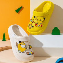 Lade das Bild in den Galerie-Viewer, Pokemon Kinder Sandalen Pummeluff Pikachu, Glumanda oder Schiggy Motiv