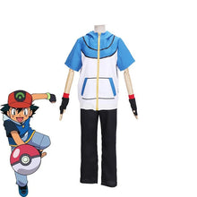 Lade das Bild in den Galerie-Viewer, Pokemon Trainer Kostüm Cosplay Set für Karneval, Fasching etc.