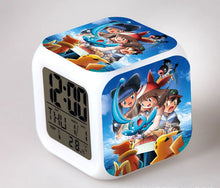 Lade das Bild in den Galerie-Viewer, Pokemon Anime Wecker mit LED und Alarm Funktion in vielen Motiven