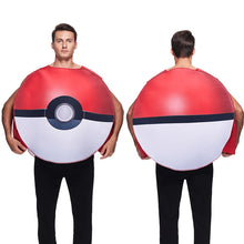 Lade das Bild in den Galerie-Viewer, Pokemon Pokeball Kostüm Cosplay Karnevall Halloween Fasching für Erwachsene