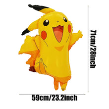 Lade das Bild in den Galerie-Viewer, Pikachu Luftballons für Feier, Party, Geburtstag, Deko (ca. 71x59cm)