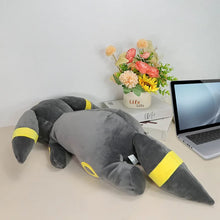 Lade das Bild in den Galerie-Viewer, Liebenswertes schlafendes Umbreon Nachtara Kuscheltier Pokemon (ca. 60cm)
