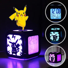 Lade das Bild in den Galerie-Viewer, Pokemon Pikachu LED Nachtlicht Wecker