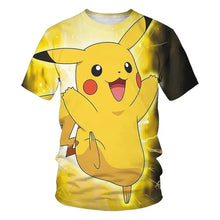 Lade das Bild in den Galerie-Viewer, Bunte Farbenfrohe Pokemon T-Shirts für den Sommer