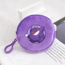 Lade das Bild in den Galerie-Viewer, Kleine Plüsch Pokemon Geldbörse mit Clip für Kinder