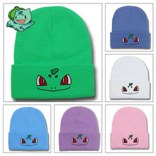 Lade das Bild in den Galerie-Viewer, Kuschelige Bisasam Bulbasaur Winter Beanies Mützen in trendigen Farben