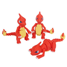 Lade das Bild in den Galerie-Viewer, Bewegliche Glutexo Charmeleon Pokémon Figur