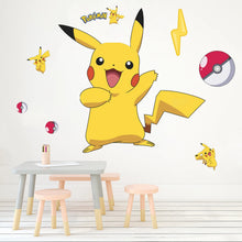 Lade das Bild in den Galerie-Viewer, Pikachu Wandtattoo Sticker Wand Deko
