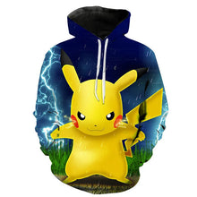 Lade das Bild in den Galerie-Viewer, Vollfarbige Bunte Pokemon Hoodies Pullover in vielen Motiven