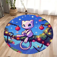 Lade das Bild in den Galerie-Viewer, Pokemon Teppich mit Weihnachts Motiven im Retro Pixel Look