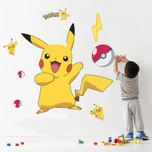 Lade das Bild in den Galerie-Viewer, Pikachu Wandtattoo Sticker Wand Deko