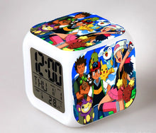 Lade das Bild in den Galerie-Viewer, Pokemon Anime Wecker mit LED und Alarm Funktion in vielen Motiven