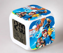 Lade das Bild in den Galerie-Viewer, Pokemon Anime Wecker mit LED und Alarm Funktion in vielen Motiven