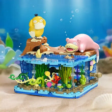 Lade das Bild in den Galerie-Viewer, Pokémon Baustein Spielzeug Sets (Pikachu Sonnenblume, Enton und Flegmon oder Pikachu und Plinfa)