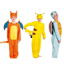 Lade das Bild in den Galerie-Viewer, Pokemon Cosplay Pyjama Pikachu, Schiggy oder Glurak