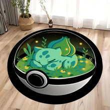 Lade das Bild in den Galerie-Viewer, Runder Teppich im Pokeball Look