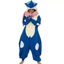 Lade das Bild in den Galerie-Viewer, Quajutsu Greninja Onesie Kigurumi Pyjama Cosplay Kostüm für Erwachsene