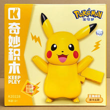 Lade das Bild in den Galerie-Viewer, Pokemon Baustein Figuren (Gengar, Plinfa, Relaxo, Pikachu, Pummeluff, Togepi)