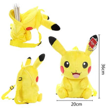 Lade das Bild in den Galerie-Viewer, Pokemon Pikachu Plüsch Rucksack (ca. 35cm)