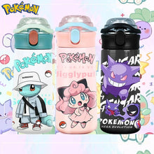 Lade das Bild in den Galerie-Viewer, Stylishe Pokemon Kawaii Thermo Trinkflasche (500ml)