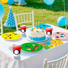 Lade das Bild in den Galerie-Viewer, Pokemon Feier Kindergeburtstag Becher, Teller und Tuch Set (120 Stk.)